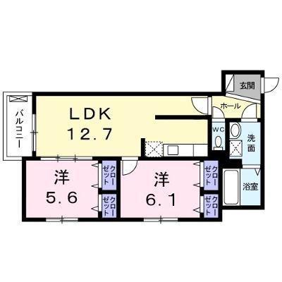 グラーツィア 101【管理NO：1-020411901-01010】 ★家具家電は申し込み後に搬入します★ ★2026年10月中旬入居可能★の物件画像