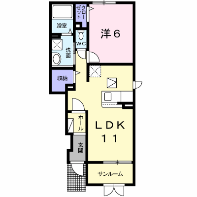 リヴェール　Ⅰ 104【管理NO：1-024988001-01040】 ★家具家電は申し込み後に搬入します★ ★2026年10月中旬入居可能★の物件画像