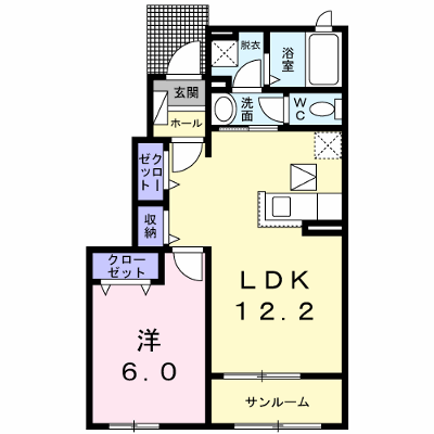 フェリオⅡ 102【管理NO：1-025790901-01020】 ★家具家電は申し込み後に搬入します★ ★2026年10月中旬入居可能★の物件画像