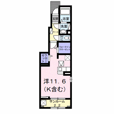 ボヌール・アミィ 101【管理NO：1-025186801-01010】 ★家具家電は申し込み後に搬入します★ ★2026年10月中旬入居可能★の物件画像