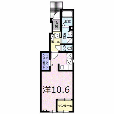 スフィーダⅠ 101【管理NO：1-026393201-01010】 ★家具家電は申し込み後に搬入します★ ★2026年10月中旬入居可能★の物件画像