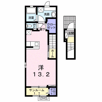 ハッピーハウスⅡ 207【管理NO：1-027425201-02060】 ★家具家電は申し込み後に搬入します★ ★2026年10月中旬入居可能★の物件画像
