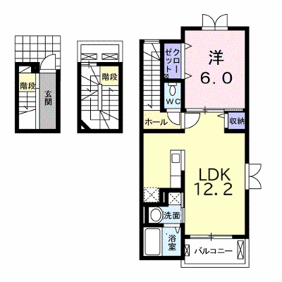 サンフォレストＡ 301【管理NO：1-017332301-03010】 ★家具家電は申し込み後に搬入します★ ★2026年11月上旬入居可能★の物件画像