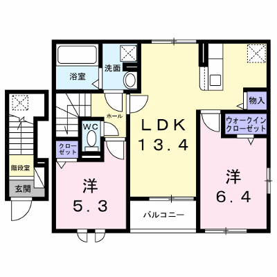グレイス　Ⅵ 205【管理NO：1-028547802-02050】 ★家具家電は申し込み後に搬入します★ ★2026年10月上旬入居可能★の物件画像