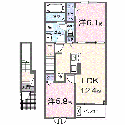 ヒカルサ大宮南中丸サウス 205【管理NO：1-028363501-02050】 ★家具家電は申し込み後に搬入します★ ★2026年10月下旬入居可能★の物件画像