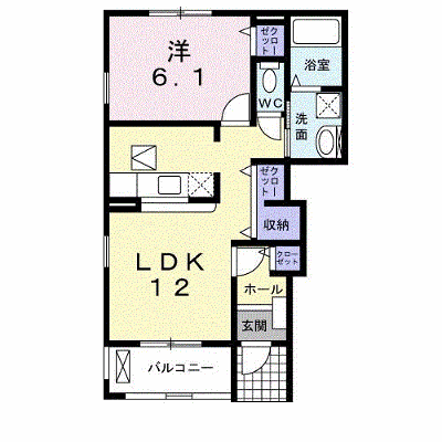 アジュール 101【管理NO：1-016286801-01010】 ★家具家電は申し込み後に搬入します★の物件画像