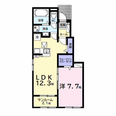 アイリス 103【管理NO：1-028582701-01030】 ★家具家電は申し込み後に搬入します★ ★2026年12月上旬入居可能★の物件画像