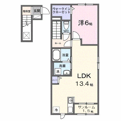 サジテール　青木島 201【管理NO：1-028301401-02010】 ★家具家電は申し込み後に搬入します★の物件画像
