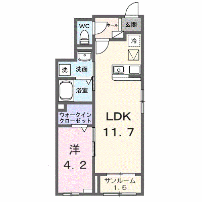 サジテール　青木島 101【管理NO：1-028301401-01010】 ★家具家電は申し込み後に搬入します★の物件画像