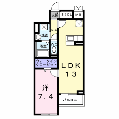 アンソレイユ 202【管理NO：1-027886901-02020】 ★家具家電は申し込み後に搬入します★の物件画像