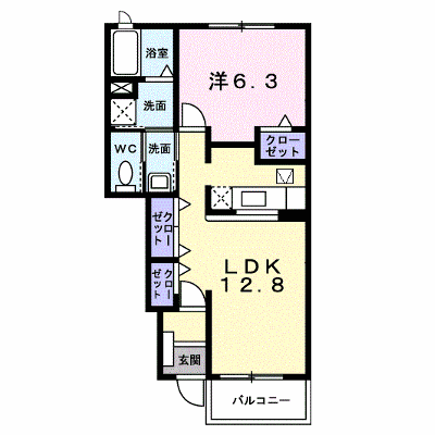 メリディオ・ふじ 102【管理NO：1-014854701-01020】 ★家具家電は申し込み後に搬入します★の物件画像