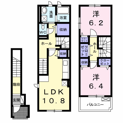 ヴィラ・サウス 201【管理NO：1-018240002-02010】 ★家具家電は申し込み後に搬入します★の物件画像