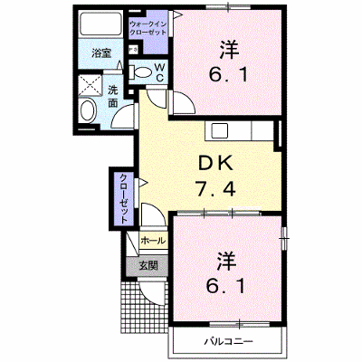 ベル・クローチェ　サウス 102【管理NO：1-015931301-01020】 ★家具家電は申し込み後に搬入します★ ★2026年10月中旬入居可能★の物件画像