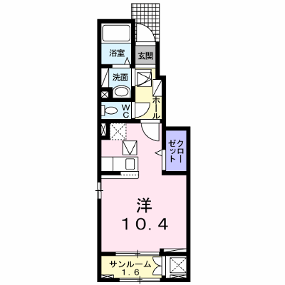 コパール 107【管理NO：1-026611401-01060】 ★家具家電は申し込み後に搬入します★ ★2026年09月中旬入居可能★の物件画像