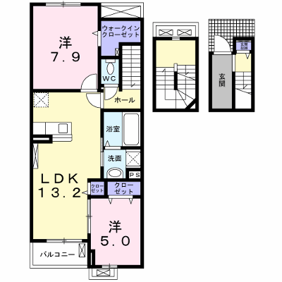 ベル熊之庄 305【管理NO：1-025264501-03040】 ★家具家電は申し込み後に搬入します★の物件画像