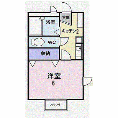 ＶＥＮＴ　ＶＥＲＴ 201【管理NO：1-007682901-02010】 ★家具家電は申し込み後に搬入します★ ★2026年10月中旬入居可能★の物件画像