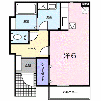 エクセランクール 102【管理NO：1-013076101-01020】 ★家具家電は申し込み後に搬入します★ ★2026年10月中旬入居可能★の物件画像