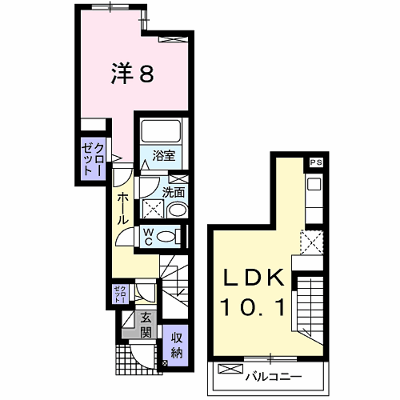 シカタ　ロジュマン 106【管理NO：1-020332301-01050】 ★家具家電は申し込み後に搬入します★ ★2026年10月中旬入居可能★の物件画像
