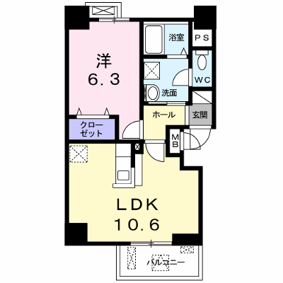 グランブルⅢ 304【管理NO：1-017022501-03040】 ★家具家電は申し込み後に搬入します★ ★2026年09月上旬入居可能★の物件画像