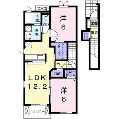 コージーコート朝霧Ⅱ番館 203【管理NO：1-015441602-02030】 ★家具家電は申し込み後に搬入します★の物件画像
