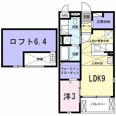 メゾン・ド・ソレイユ 201【管理NO：1-018001401-02010】 ★家具家電は申し込み後に搬入します★ ★2026年10月中旬入居可能★の物件画像