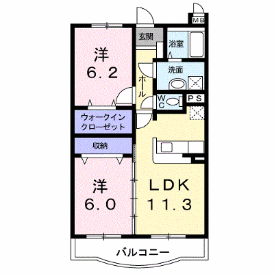 Ｎ・Ｔ　秋月－Ｂ 305【管理NO：1-012512102-03040】 ★家具家電は申し込み後に搬入します★の物件画像