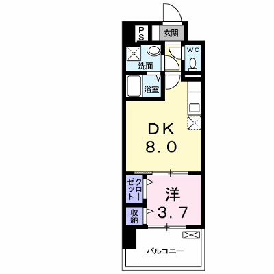 アムールガーデン陣原 1005【管理NO：1-021903601-10040】 ★家具家電は申し込み後に搬入します★ ★2026年09月中旬入居可能★の物件画像