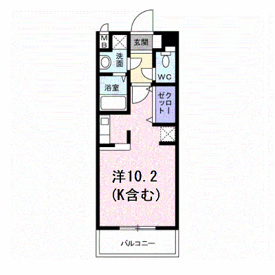 カーサ　ビータス 304【管理NO：1-016194201-03040】 ★家具家電は申し込み後に搬入します★の物件画像