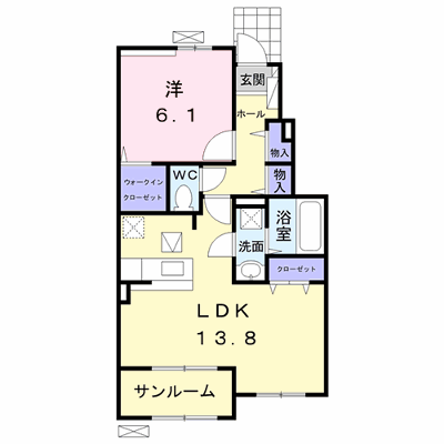 ウイング日出　Ⅳ 102【管理NO：1-024380702-01020】 ★家具家電は申し込み後に搬入します★ ★2026年09月中旬入居可能★の物件画像