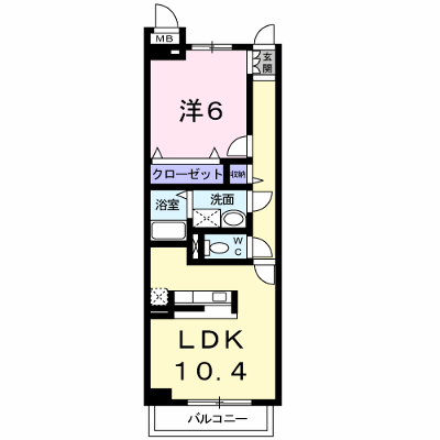 プリムローズ 202【管理NO：1-016114601-02020】 ★家具家電は申し込み後に搬入します★ ★2026年10月中旬入居可能★の物件画像