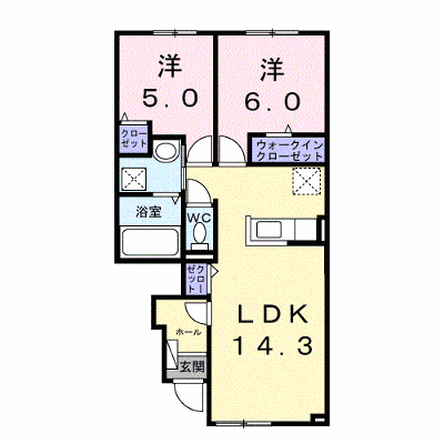 ラ　カーサ・ミーアⅥ 105【管理NO：1-028510601-01050】 ★家具家電は申し込み後に搬入します★ ★2027年02月上旬入居可能★の物件画像