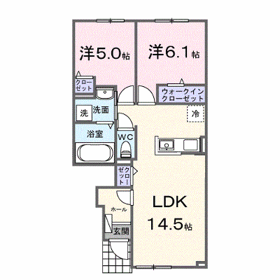 ラ　カーサ・ミーアⅥ 104【管理NO：1-028510601-01040】 ★家具家電は申し込み後に搬入します★ ★2027年02月上旬入居可能★の物件画像