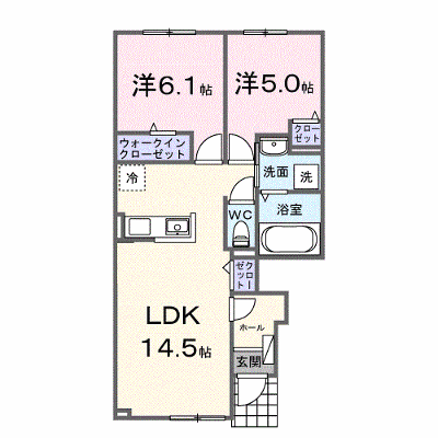 ラ　カーサ・ミーアⅥ 102【管理NO：1-028510601-01020】 ★家具家電は申し込み後に搬入します★ ★2027年02月上旬入居可能★の物件画像