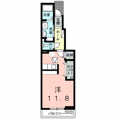 ウェルデンス　仙台小田原Ｂ 103【管理NO：1-024668502-01030】 ★家具家電は申し込み後に搬入します★ ★2026年10月中旬入居可能★の物件画像
