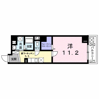 ヴィラ　鴻巣 101【管理NO：1-019964001-01010】 ★家具家電は申し込み後に搬入します★ ★2026年11月中旬入居可能★の物件画像