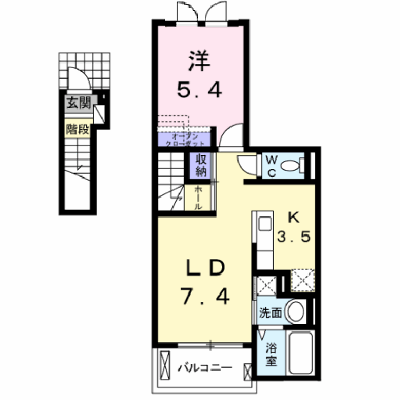 ドゥエルＹ２ 203【管理NO：1-022039501-02030】 ★家具家電は申し込み後に搬入します★ ★2026年10月下旬入居可能★の物件画像