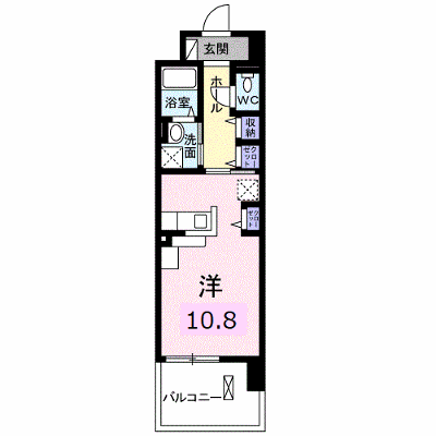 カシリ・エスポワール 101【管理NO：1-021213501-01010】 ★家具家電は申し込み後に搬入します★ ★2026年10月中旬入居可能★の物件画像