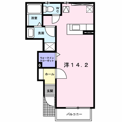 クレメント 103【管理NO：1-014027501-01030】 ★家具家電は申し込み後に搬入します★ ★2026年10月中旬入居可能★の物件画像