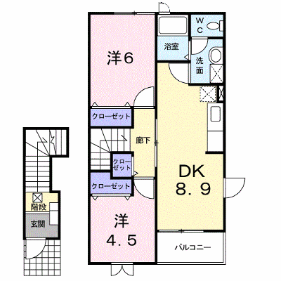 アーバンヴィレッジⅡ 203【管理NO：1-011764302-02030】 ★家具家電は申し込み後に搬入します★ ★2026年10月中旬入居可能★の物件画像