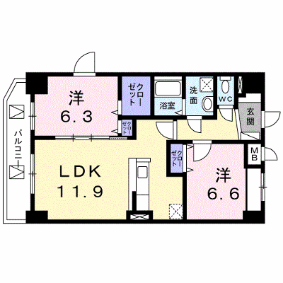スカイヒルズ 804【管理NO：1-017238501-08040】 ★家具家電は申し込み後に搬入します★ ★2026年10月中旬入居可能★の物件画像