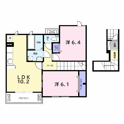 プリムラ 202【管理NO：1-015983001-02020】 ★家具家電は申し込み後に搬入します★ ★2026年11月上旬入居可能★の物件画像