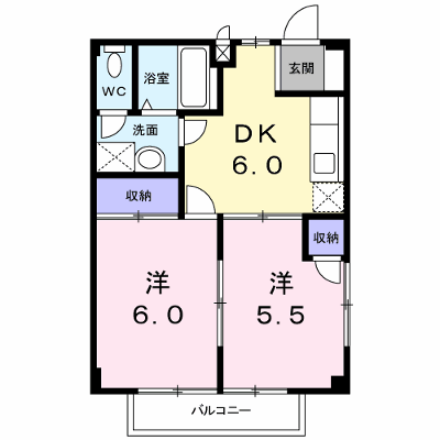 エスペランサ井上 201【管理NO：1-007388001-02010】 ★家具家電は申し込み後に搬入します★の物件画像