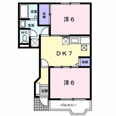 アルバ・カイ 102【管理NO：1-012255501-01020】 ★家具家電は申し込み後に搬入します★ ★2026年11月中旬入居可能★の物件画像
