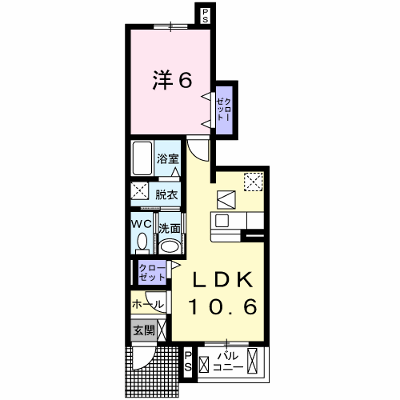 Ｙ’ｓフィールド　Ａ 102【管理NO：1-015865501-01020】 ★家具家電は申し込み後に搬入します★ ★2026年11月中旬入居可能★の物件画像