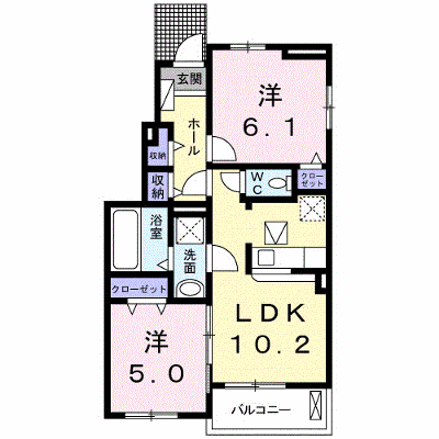 ペルス・ネージュⅡ 101【管理NO：1-023860802-01010】 ★家具家電は申し込み後に搬入します★ ★2026年10月下旬入居可能★の物件画像