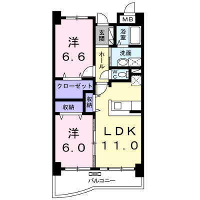 アンソレイユ 202【管理NO：1-009752501-02020】 ★家具家電は申し込み後に搬入します★の物件画像