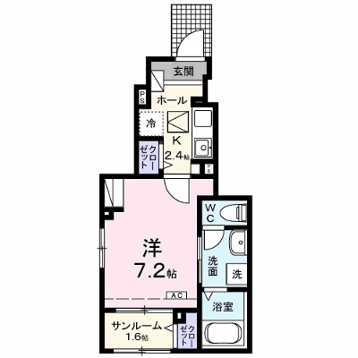 ルート２５８ 103【管理NO：1-027421601-01030】 ★家具家電は申し込み後に搬入します★ ★2026年10月中旬入居可能★の物件画像