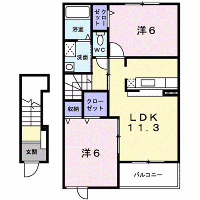 ピアーチェ　Ⅱ 202【管理NO：1-015878701-02020】 ★家具家電は申し込み後に搬入します★ ★2026年10月中旬入居可能★の物件画像