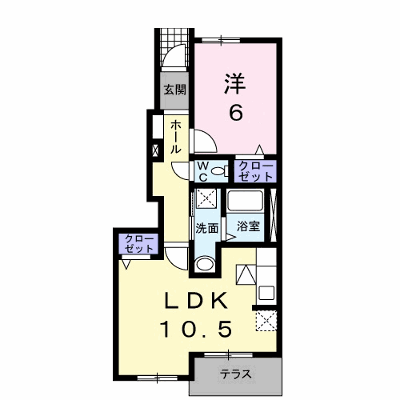 ミルキーⅢ 101【管理NO：1-015172402-01010】 ★家具家電は申し込み後に搬入します★の物件画像