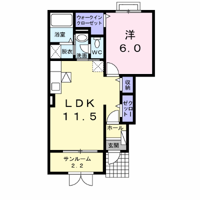 Ｃｈｅｒｒｙ　ｔｒｅｅ 104【管理NO：1-018814301-01040】 ★家具家電は申し込み後に搬入します★ ★2026年10月中旬入居可能★の物件画像